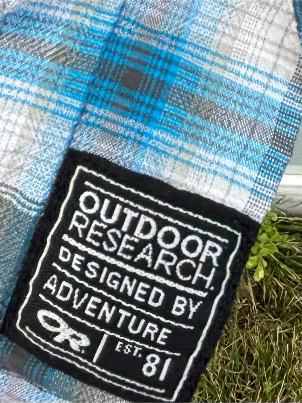 OUTDOOR RESEARCH, Men's Growler Short Sleeve Shirt, Large, Plaid - Picture 3 of 9